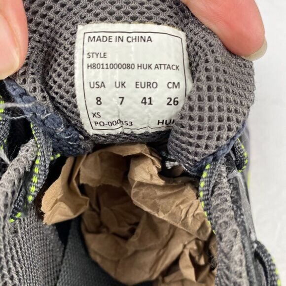 Huk Attack Men’s Size 8 Gray Performance Fishing Angler Sneaker Athletic Shoes - Picture 5 of 13